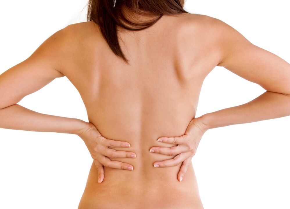 Dolor de espalda con osteocondrosis torácica